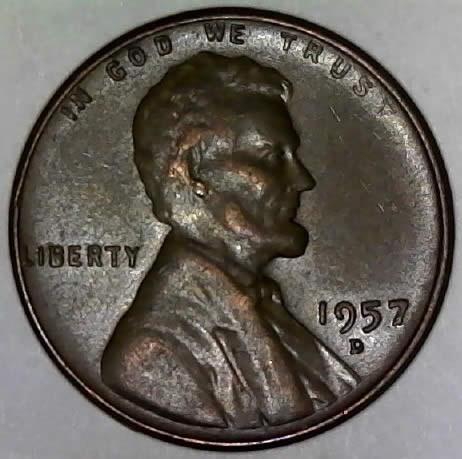 1957-D-Lincoln-Wheat-Cent-With-Nice-Lamination-Thank-You-Ramjethero!